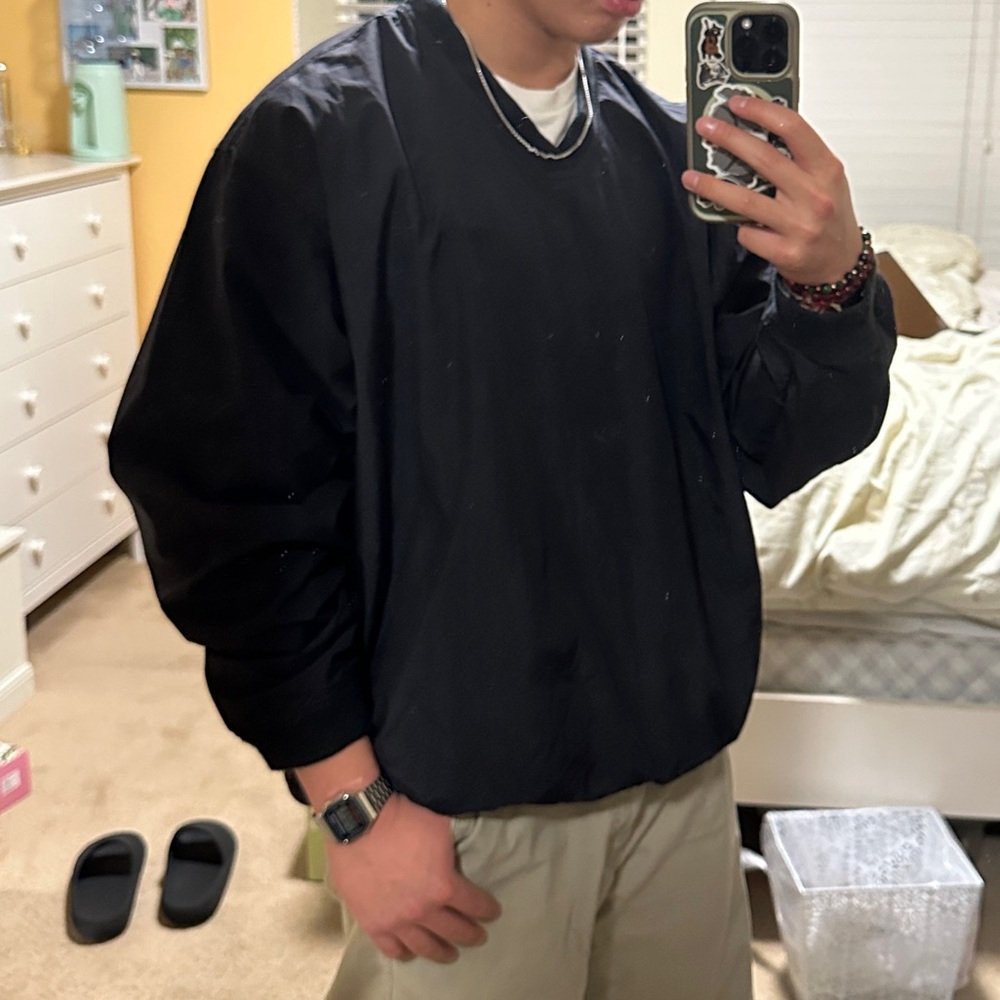 Black Pullover Jacket